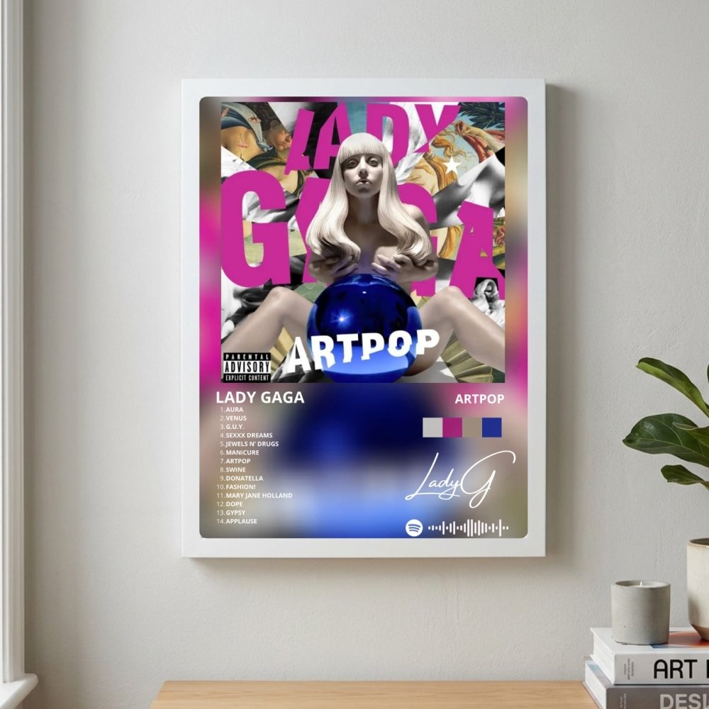 Lady Gaga - ARTPOP Poster with Frame - Vibes DistrictLady Gaga - ARTPOP Poster with Frame poster GoldVibes District