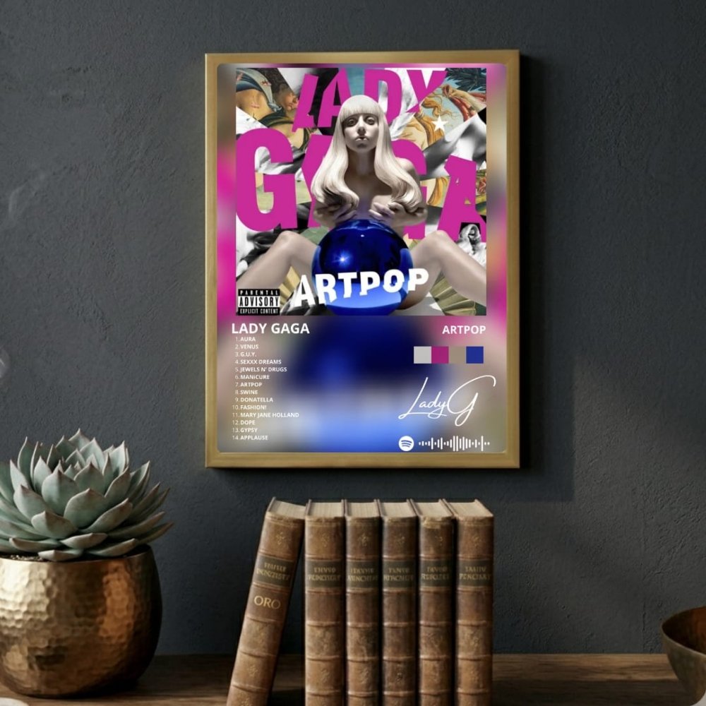 Lady Gaga - ARTPOP Poster with Frame - Vibes DistrictLady Gaga - ARTPOP Poster with Frame poster GoldVibes District