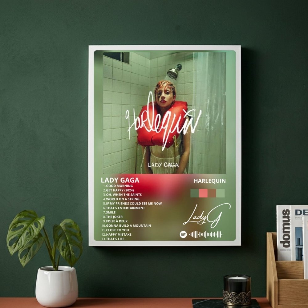 Lady Gaga - Harlequin Poster with Frame - Vibes DistrictLady Gaga - Harlequin Poster with Frame poster BiancoVibes District