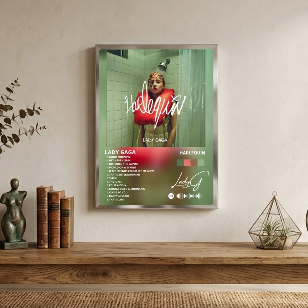 Lady Gaga - Harlequin Poster with Frame - Vibes DistrictLady Gaga - Harlequin Poster with Frame poster BiancoVibes District