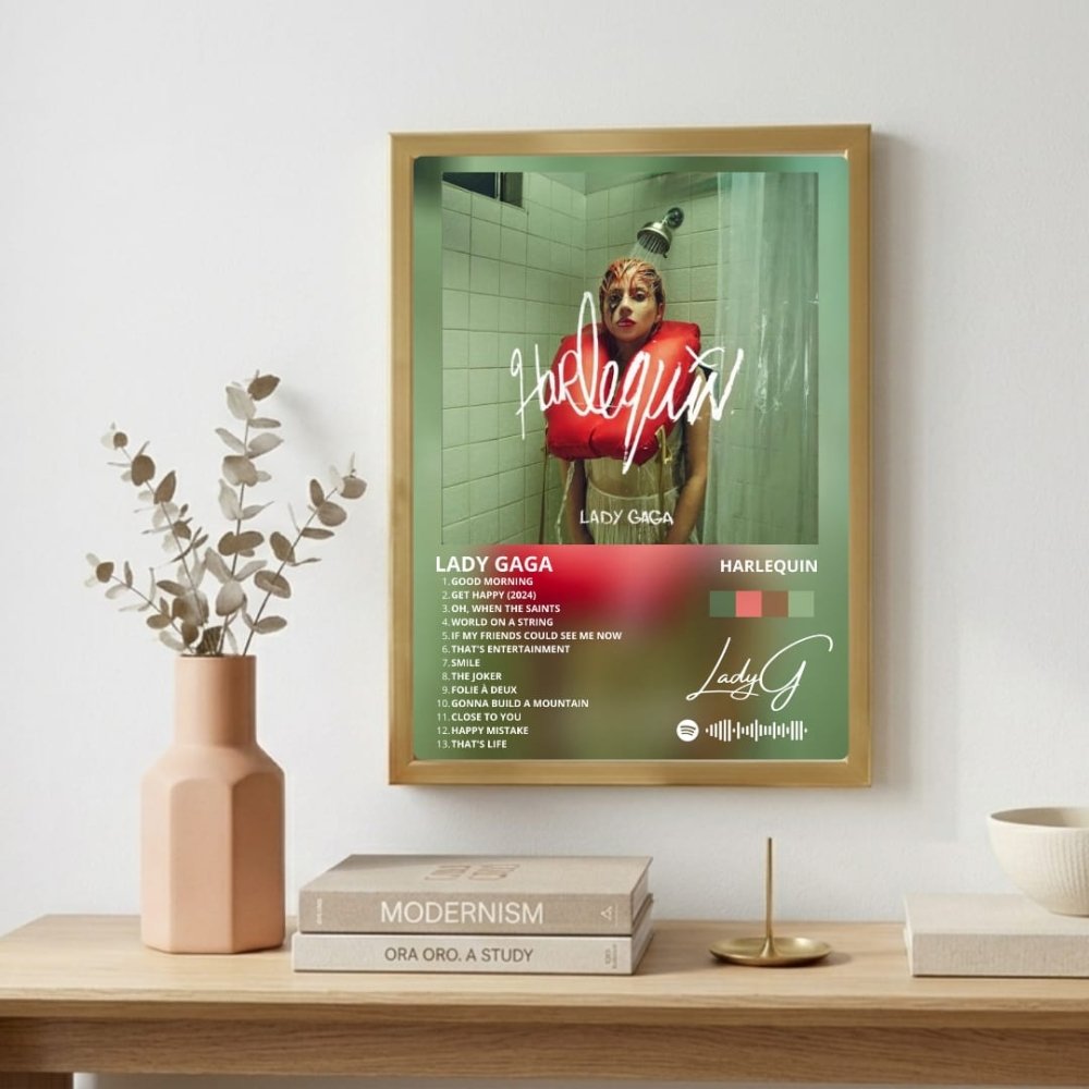 Lady Gaga - Harlequin Poster with Frame - Vibes DistrictLady Gaga - Harlequin Poster with Frame poster BiancoVibes District