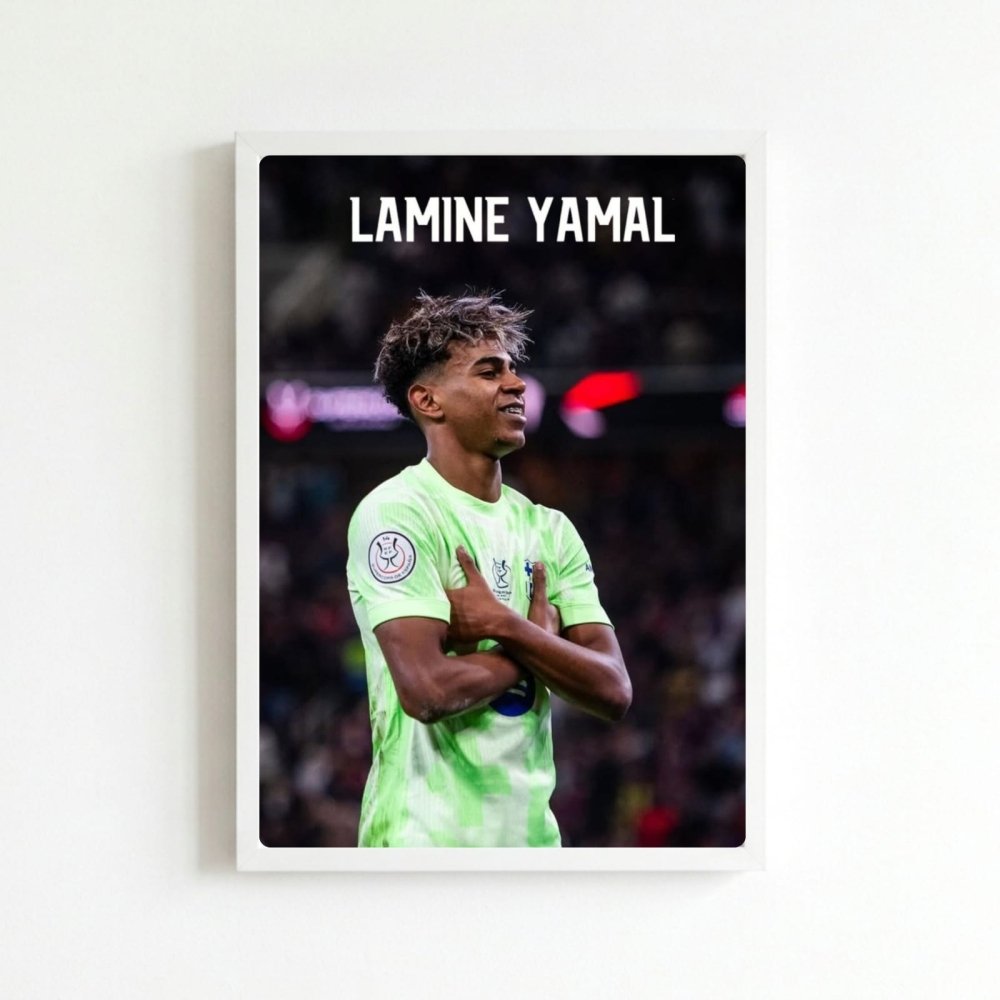 lamine yamal - Vibes Districtlamine yamal poster BiancoVibes District