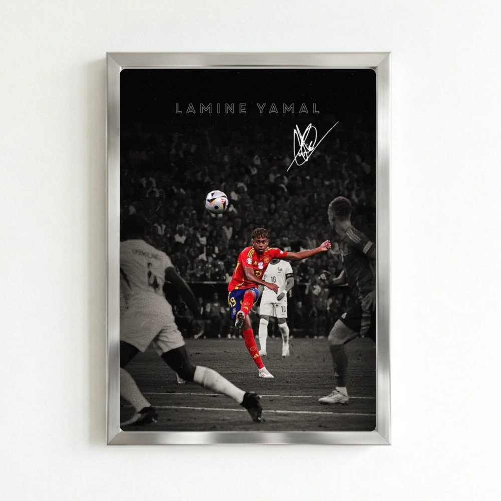 lamine yamal - Vibes Districtlamine yamal poster SilverVibes District