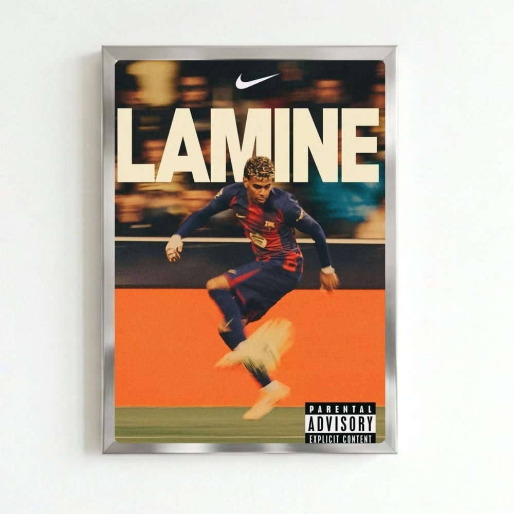 lamine yamal - Vibes Districtlamine yamal poster SilverVibes District