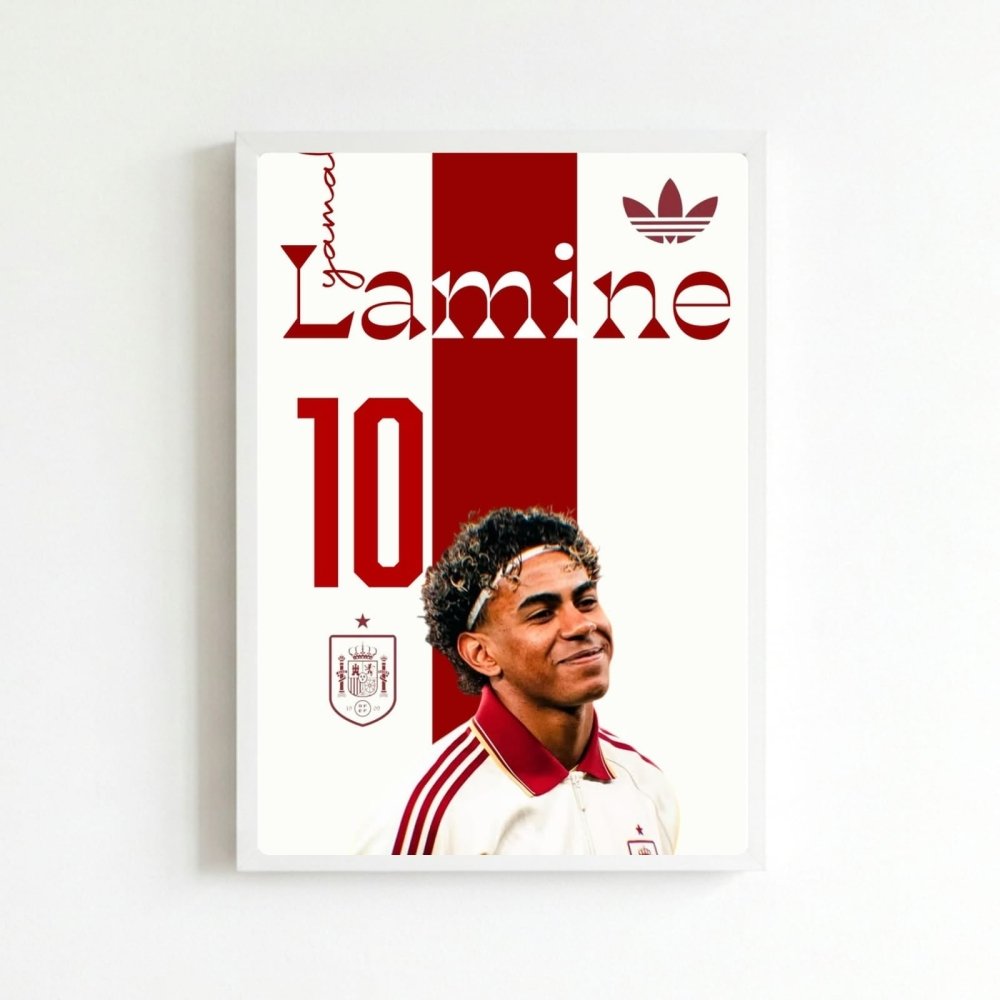 lamine yamal - Vibes Districtlamine yamal poster BiancoVibes District