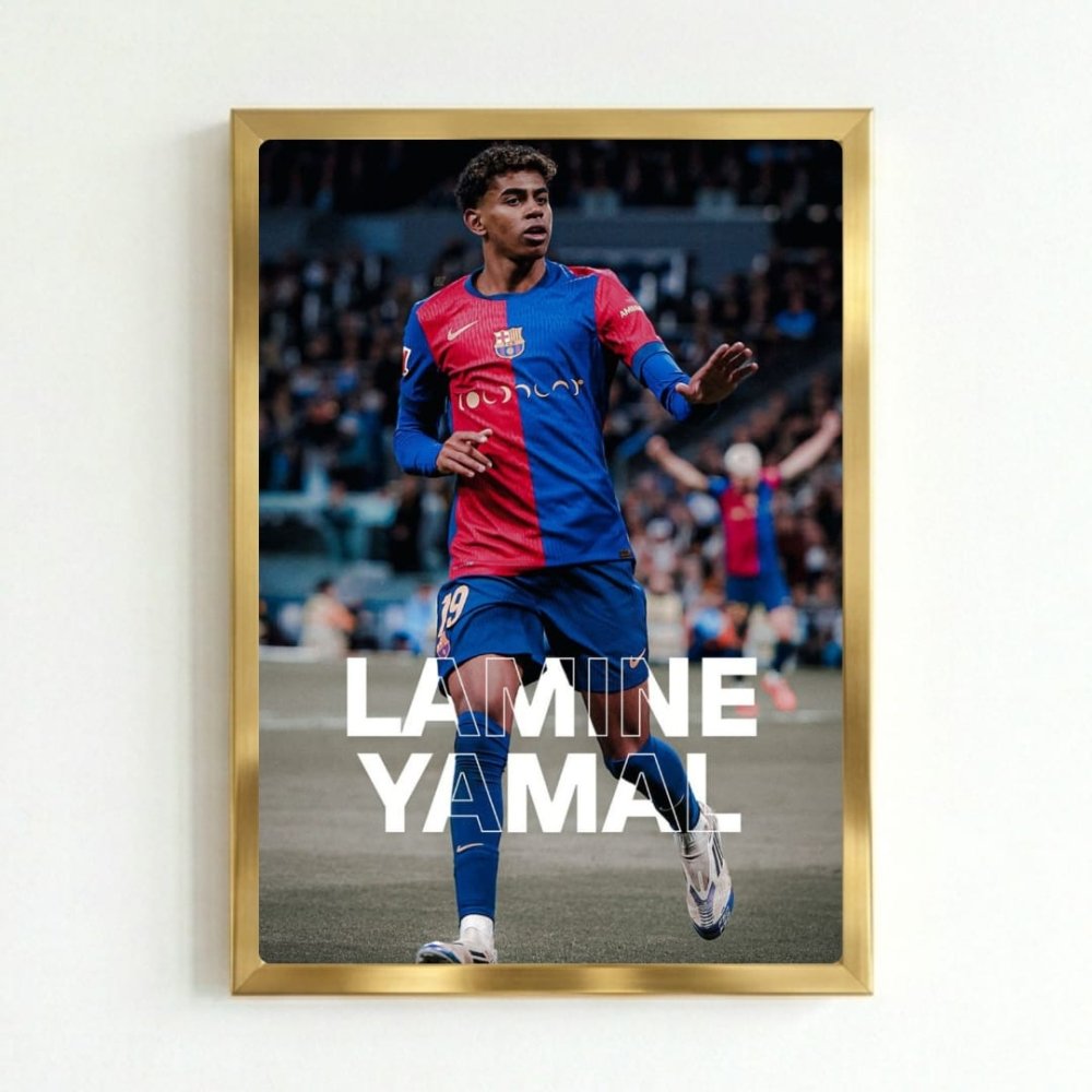 lamine yamal - Vibes Districtlamine yamal poster GoldVibes District