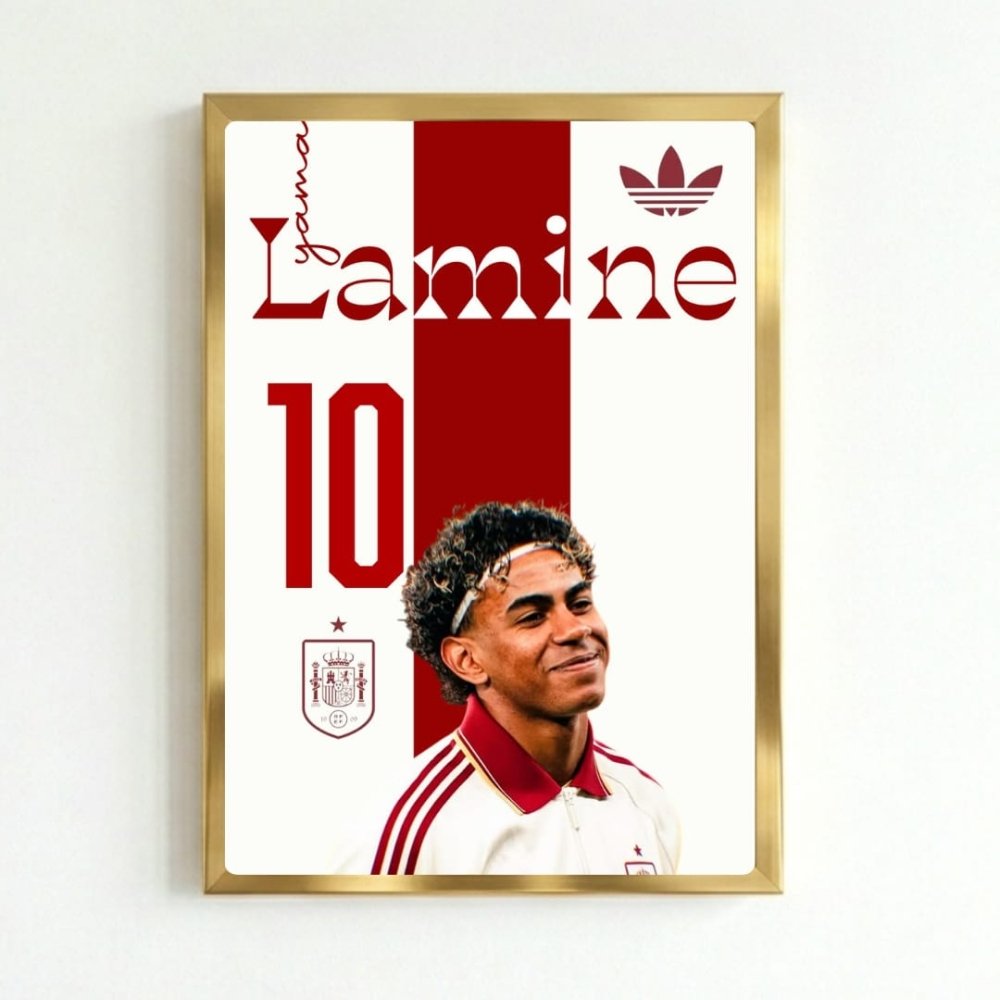 lamine yamal - Vibes Districtlamine yamal poster GoldVibes District