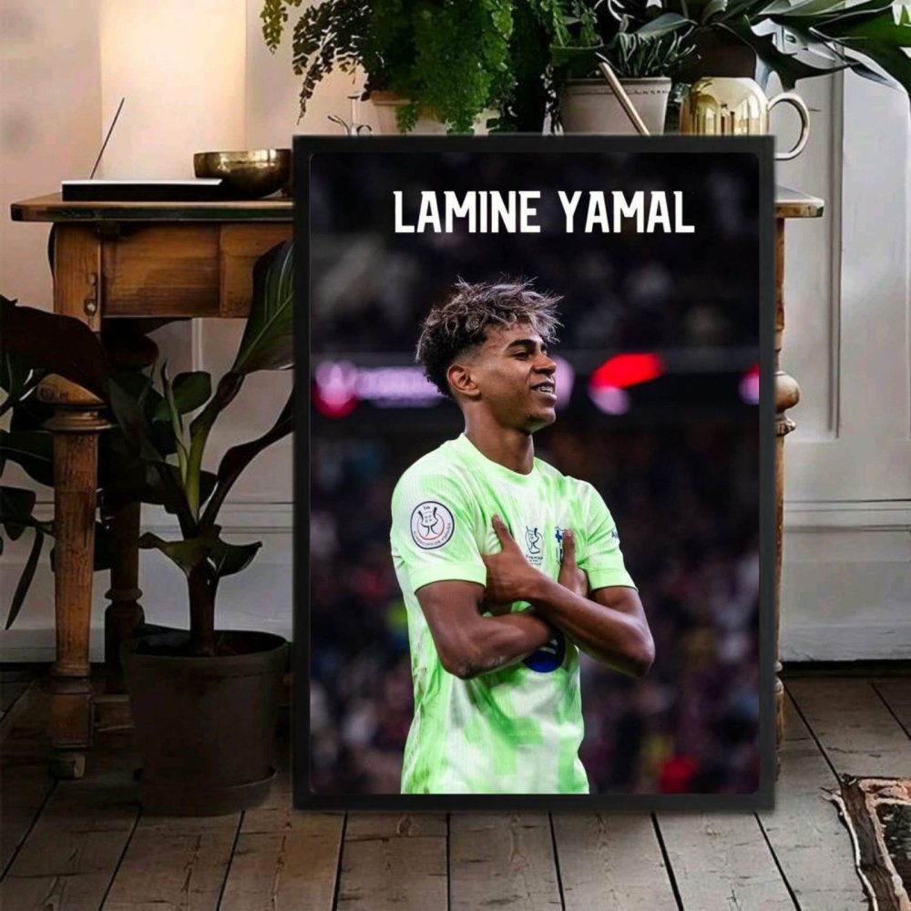 lamine yamal - Vibes Districtlamine yamal poster GoldVibes District