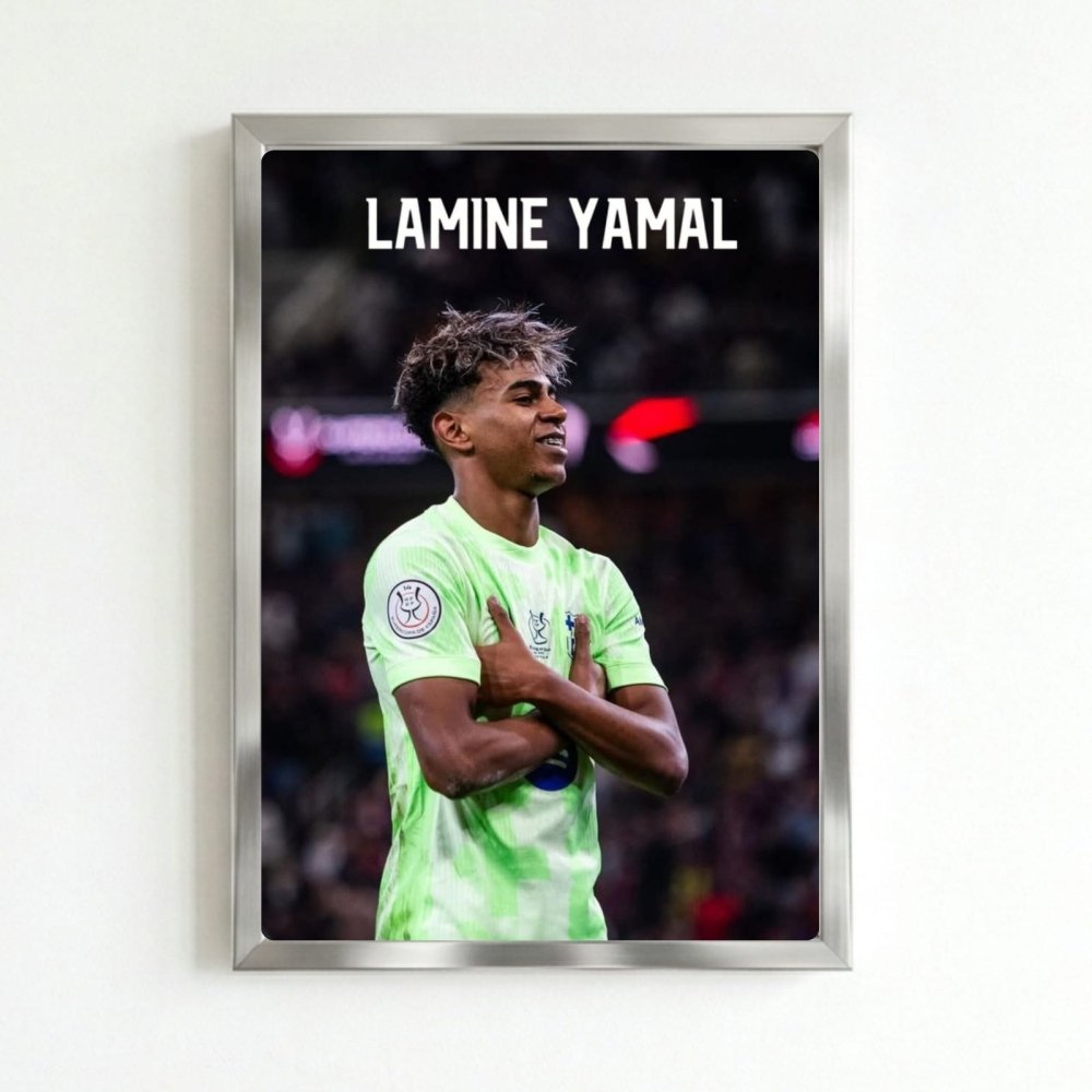 lamine yamal - Vibes Districtlamine yamal poster SilverVibes District