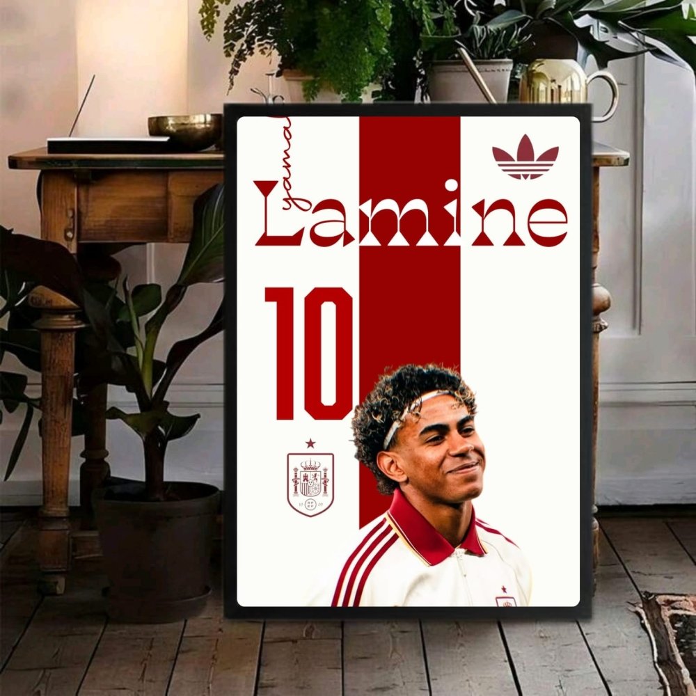 lamine yamal - Vibes Districtlamine yamal poster GoldVibes District