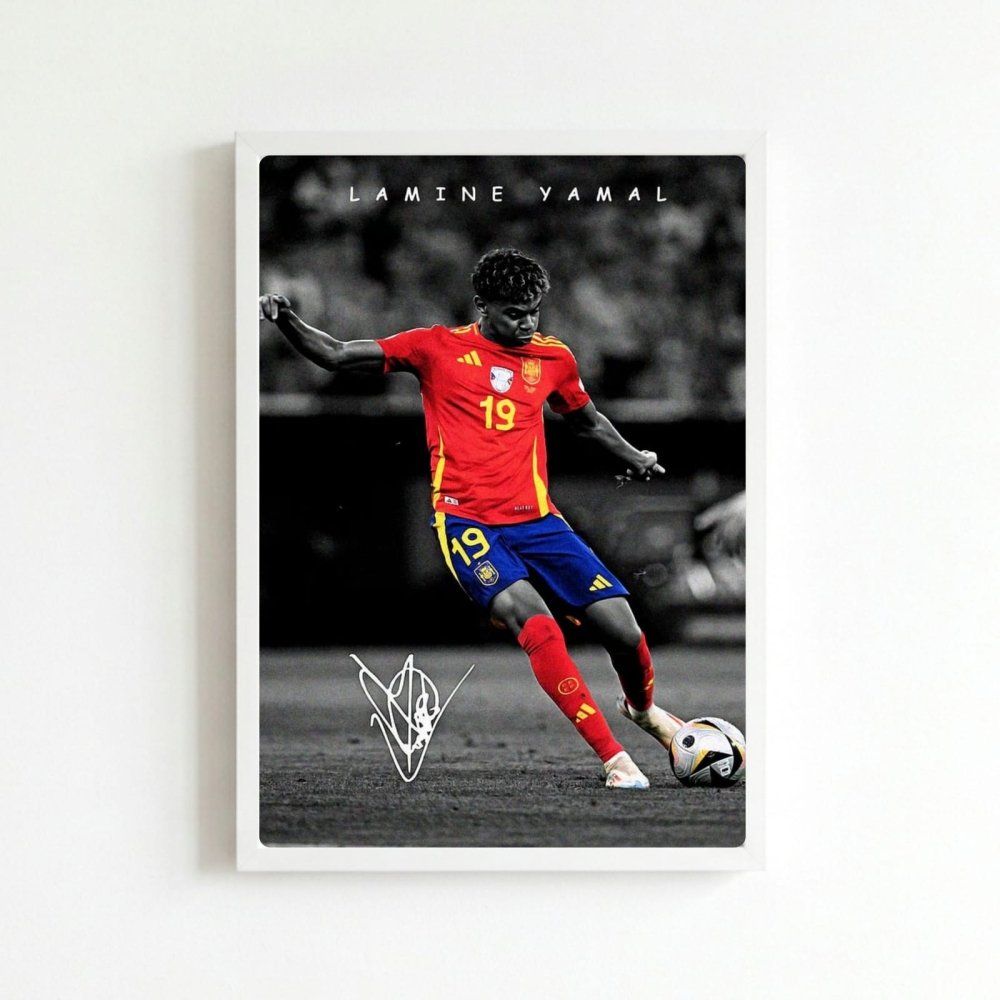 lamine yamal - Vibes Districtlamine yamal poster BiancoVibes District