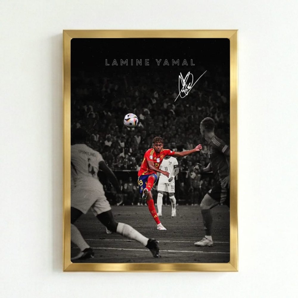 lamine yamal - Vibes Districtlamine yamal poster GoldVibes District