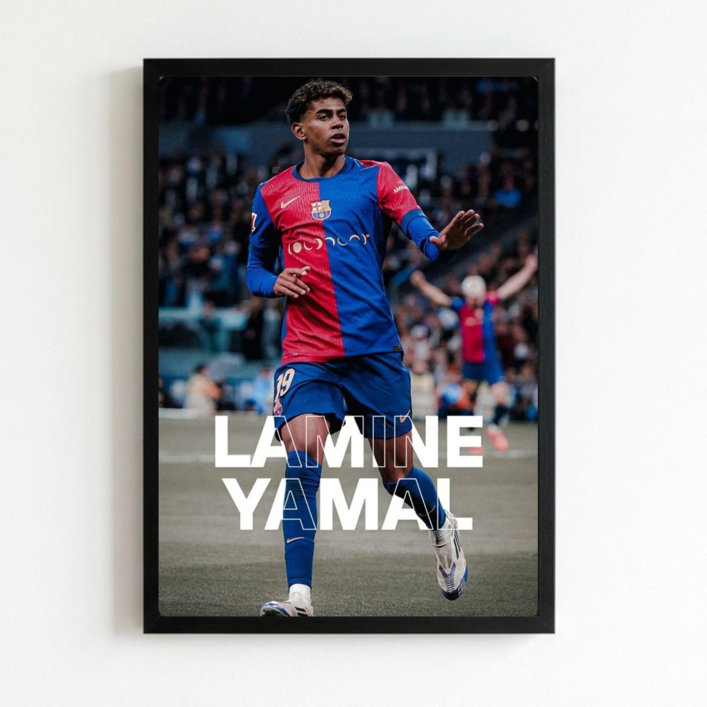 lamine yamal - Vibes Districtlamine yamal poster NeroVibes District