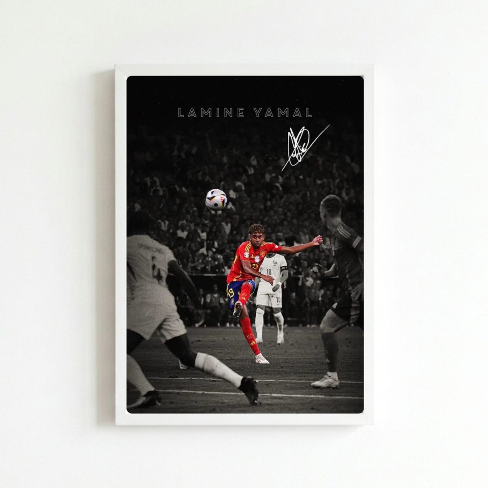 lamine yamal - Vibes Districtlamine yamal poster BiancoVibes District