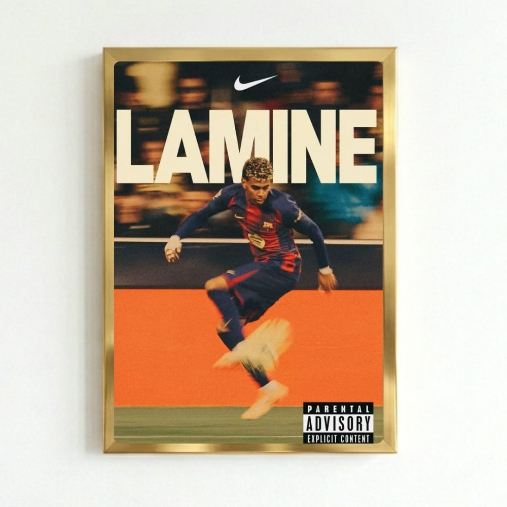 lamine yamal - Vibes Districtlamine yamal poster GoldVibes District