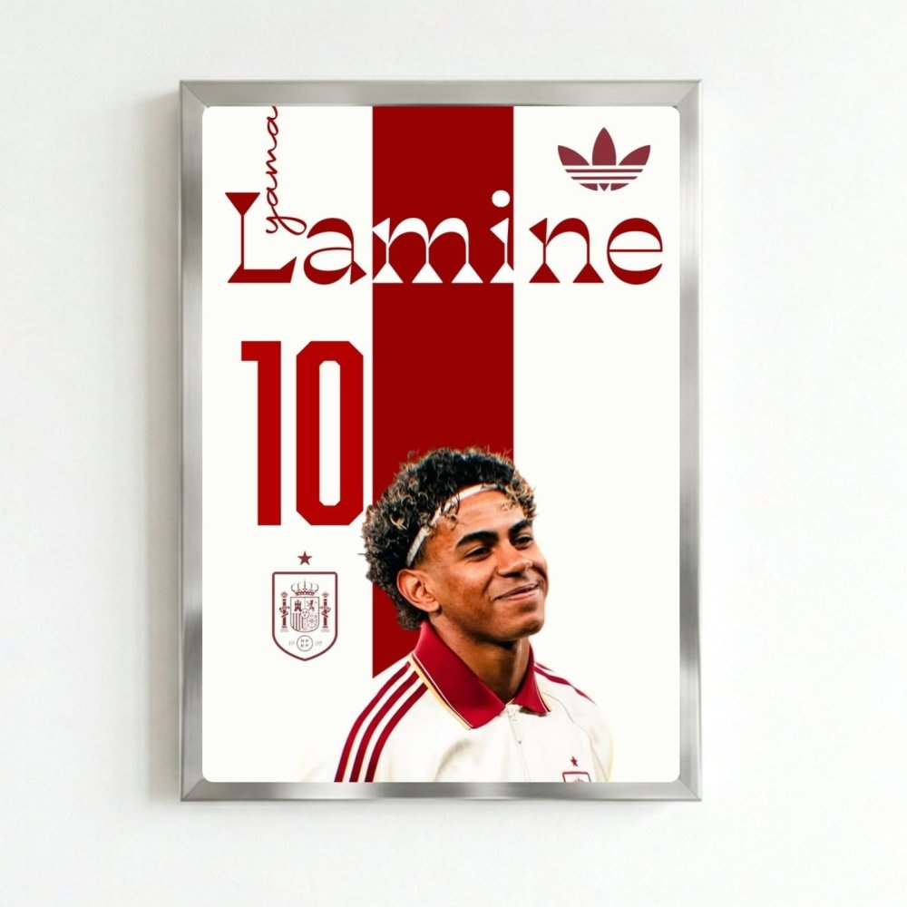lamine yamal - Vibes Districtlamine yamal poster SilverVibes District