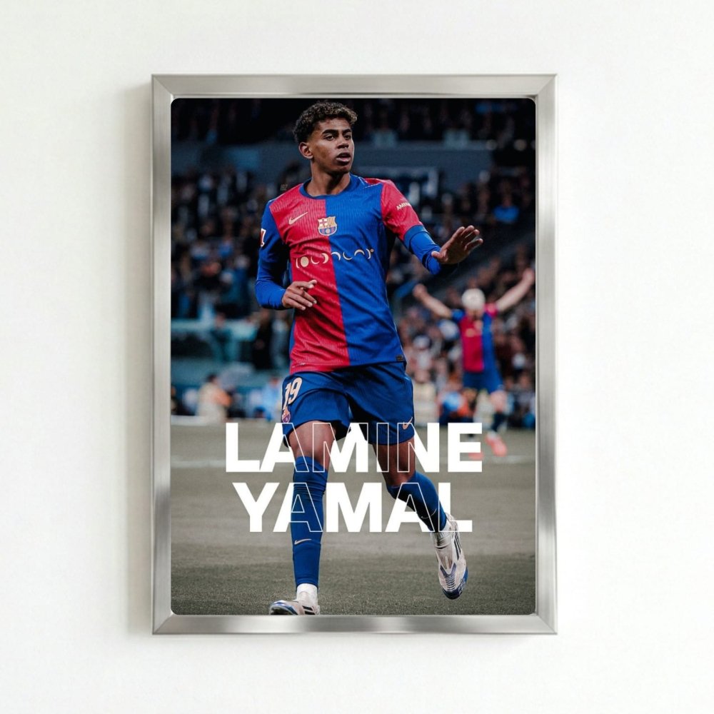 lamine yamal - Vibes Districtlamine yamal poster SilverVibes District