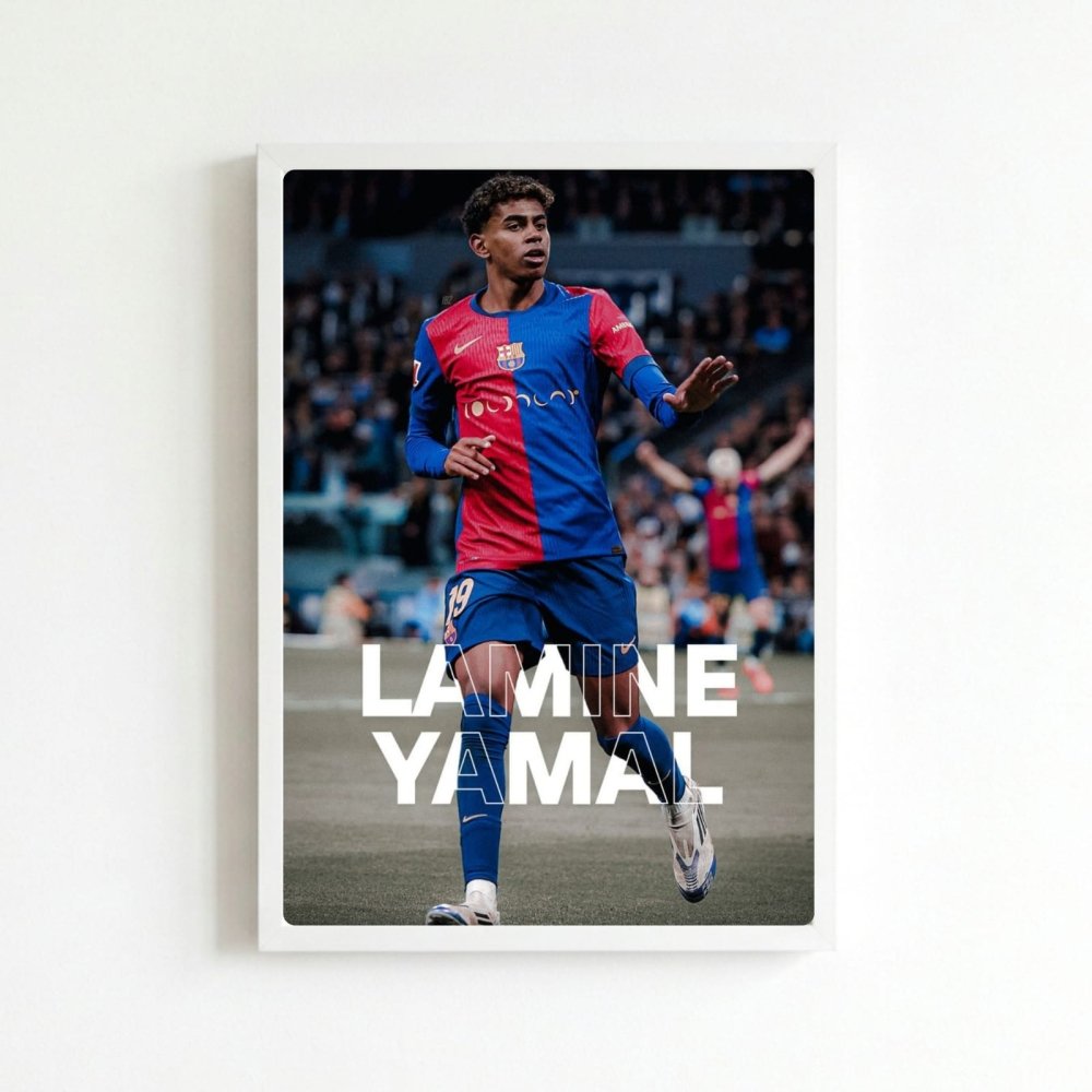 lamine yamal - Vibes Districtlamine yamal poster BiancoVibes District