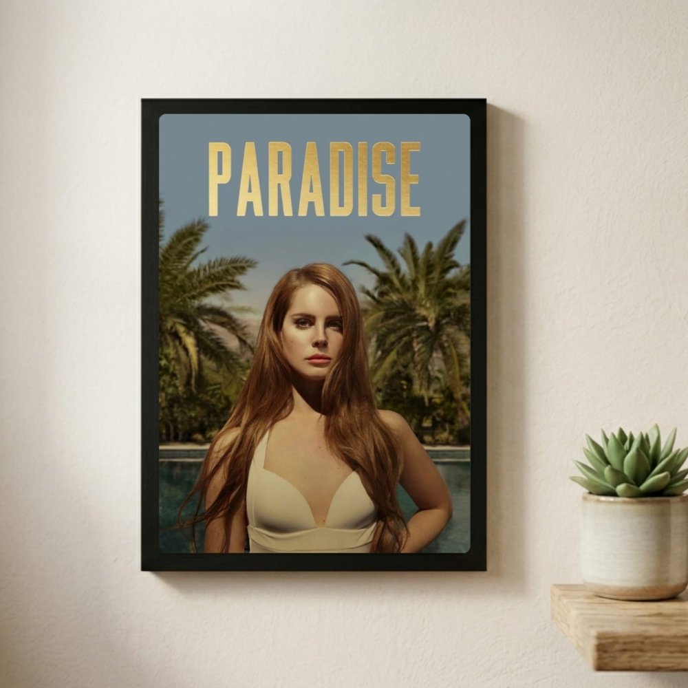 Lana Del Rey - Born To Die Paradise Poster with Frame - Vibes DistrictLana Del Rey - Born To Die Paradise Poster with Frame poster GoldVibes District
