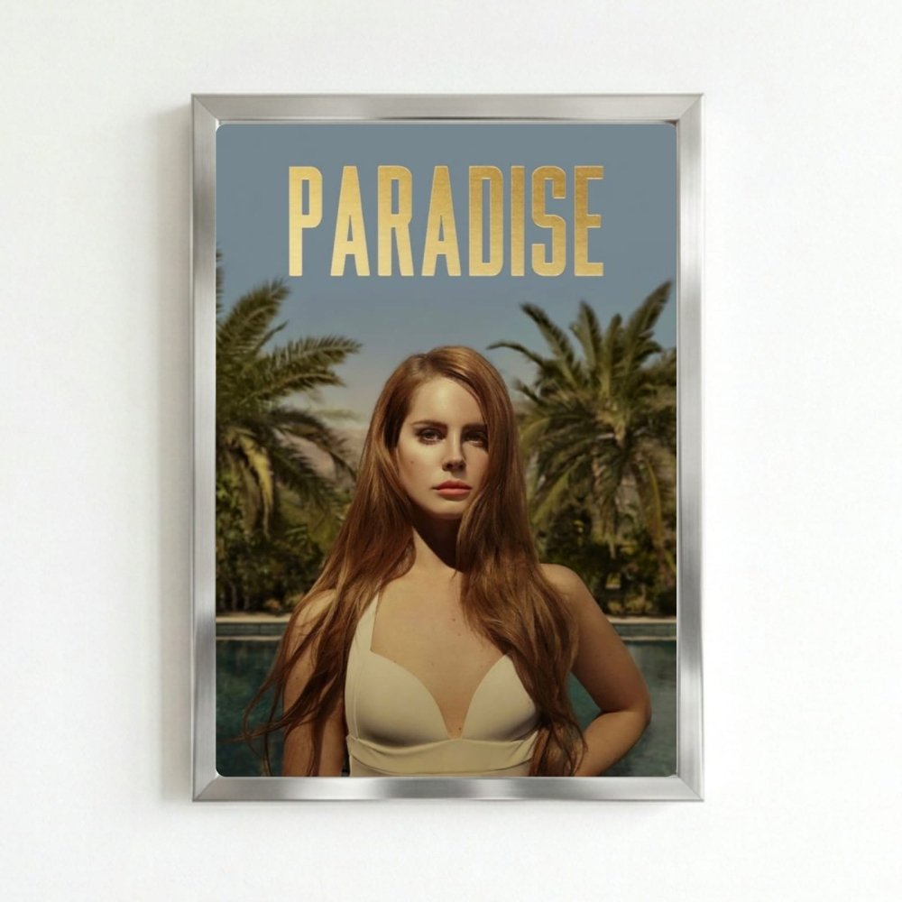 Lana Del Rey - Born To Die Paradise Poster with Frame - Vibes DistrictLana Del Rey - Born To Die Paradise Poster with Frame poster SilverVibes District