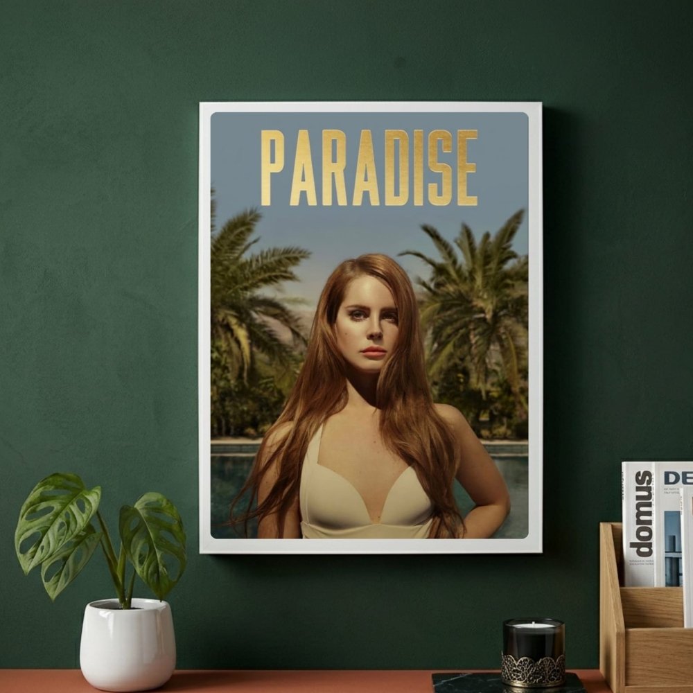 Lana Del Rey - Born To Die Paradise Poster with Frame - Vibes DistrictLana Del Rey - Born To Die Paradise Poster with Frame poster GoldVibes District