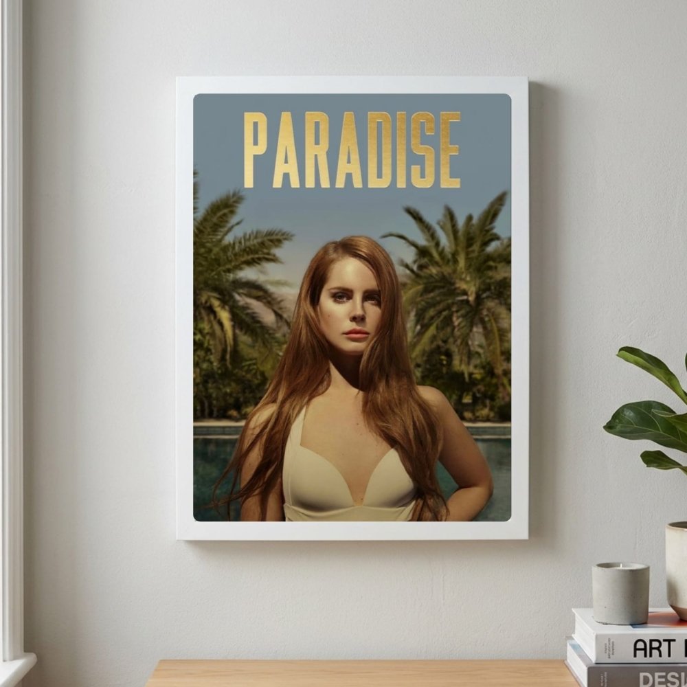 Lana Del Rey - Born To Die Paradise Poster with Frame - Vibes DistrictLana Del Rey - Born To Die Paradise Poster with Frame poster GoldVibes District