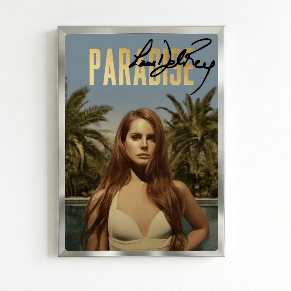 Lana Del Rey - Born To Die Paradise Poster with Frame - Vibes DistrictLana Del Rey - Born To Die Paradise Poster with Frame poster SilverVibes District