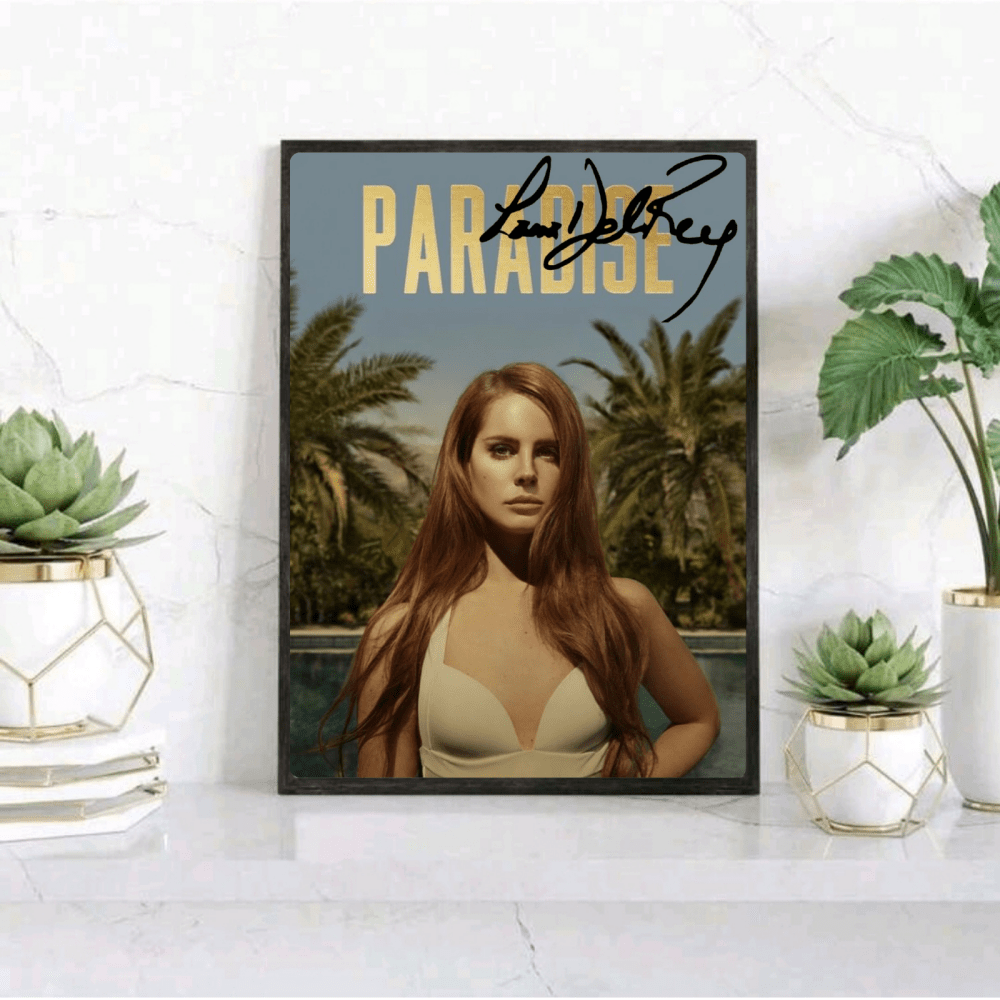 Lana Del Rey - Born To Die Paradise Poster with Frame - Vibes DistrictLana Del Rey - Born To Die Paradise Poster with Frame poster GoldVibes District