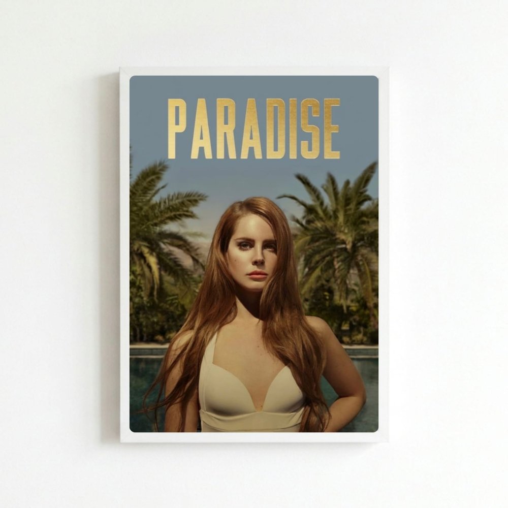 Lana Del Rey - Born To Die Paradise Poster with Frame - Vibes DistrictLana Del Rey - Born To Die Paradise Poster with Frame poster BiancoVibes District