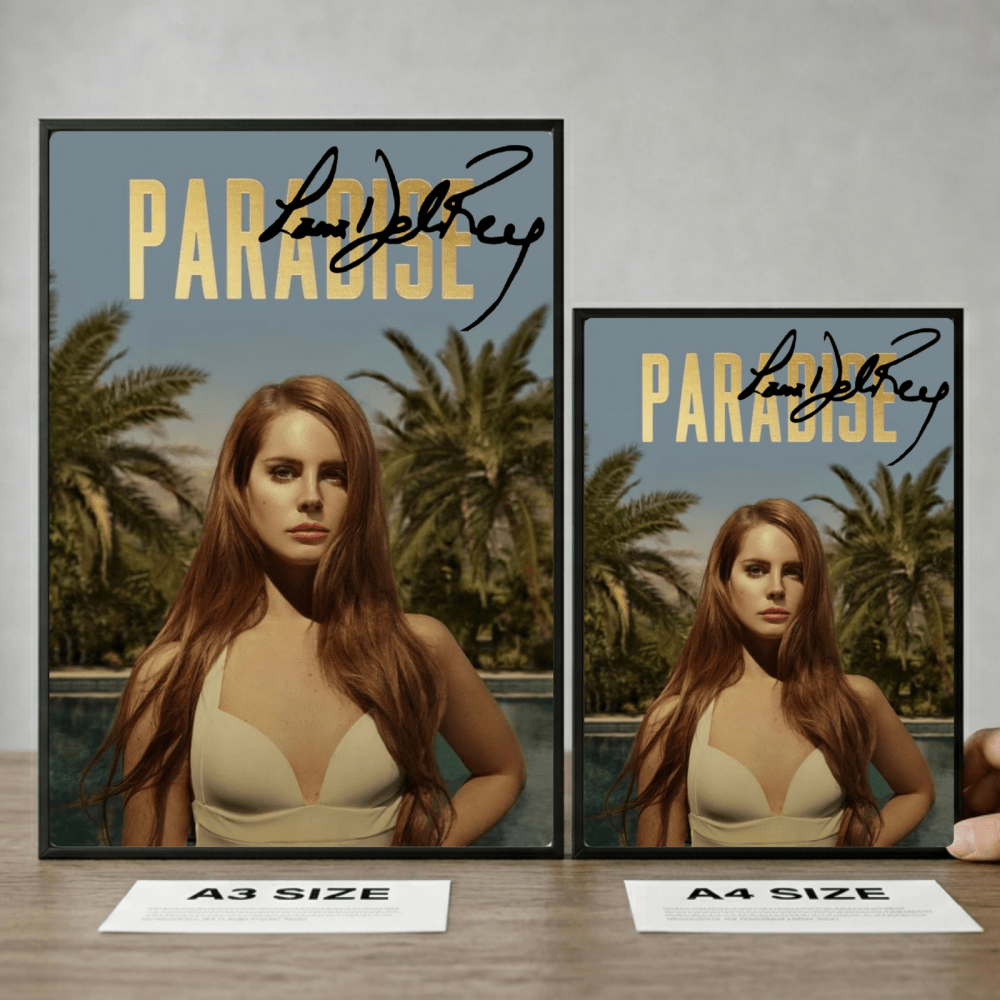 Lana Del Rey - Born To Die Paradise Poster with Frame - Vibes DistrictLana Del Rey - Born To Die Paradise Poster with Frame poster GoldVibes District