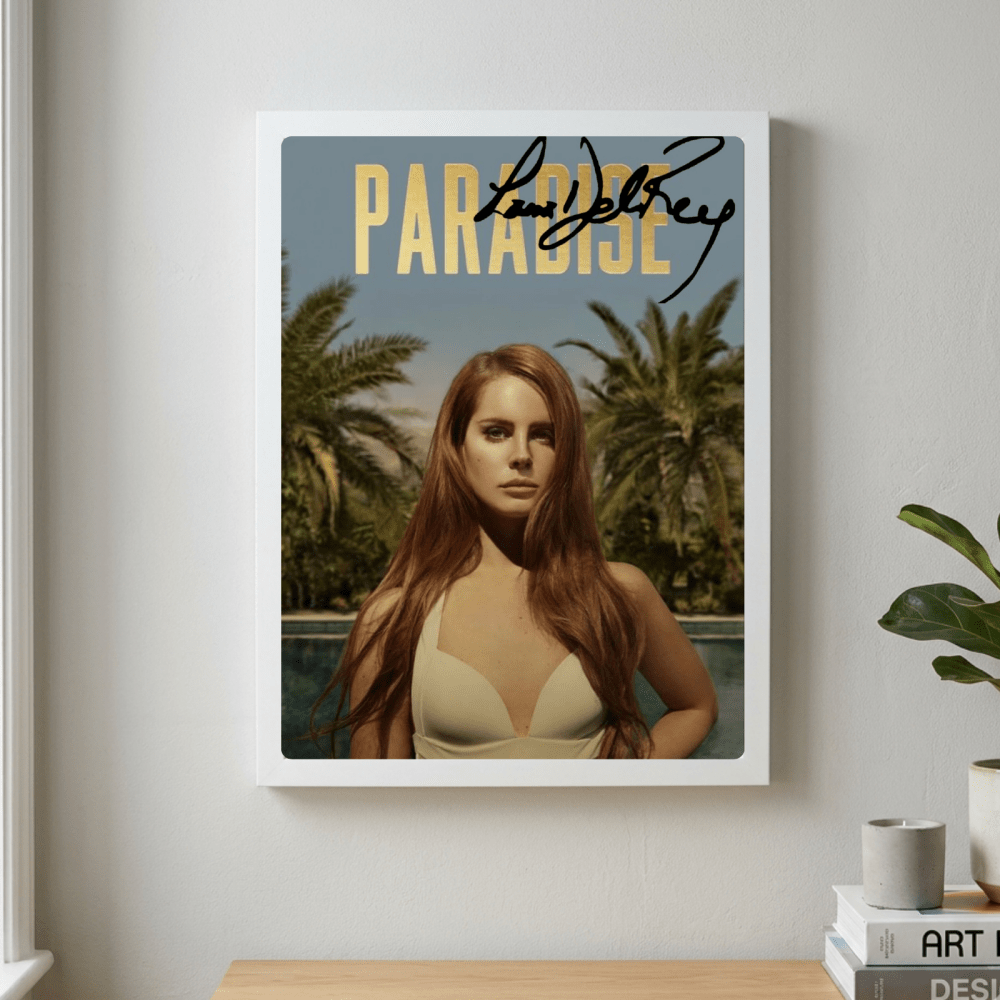 Lana Del Rey - Born To Die Paradise Poster with Frame - Vibes DistrictLana Del Rey - Born To Die Paradise Poster with Frame poster GoldVibes District