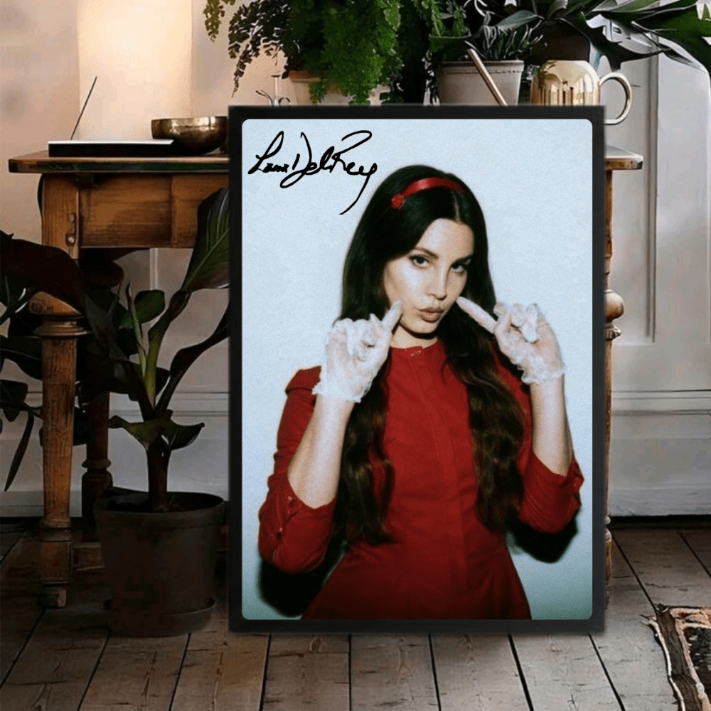 Lana Del Rey - Lust For Life Poster with Frame - Vibes DistrictLana Del Rey - Lust For Life Poster with Frame poster GoldVibes District