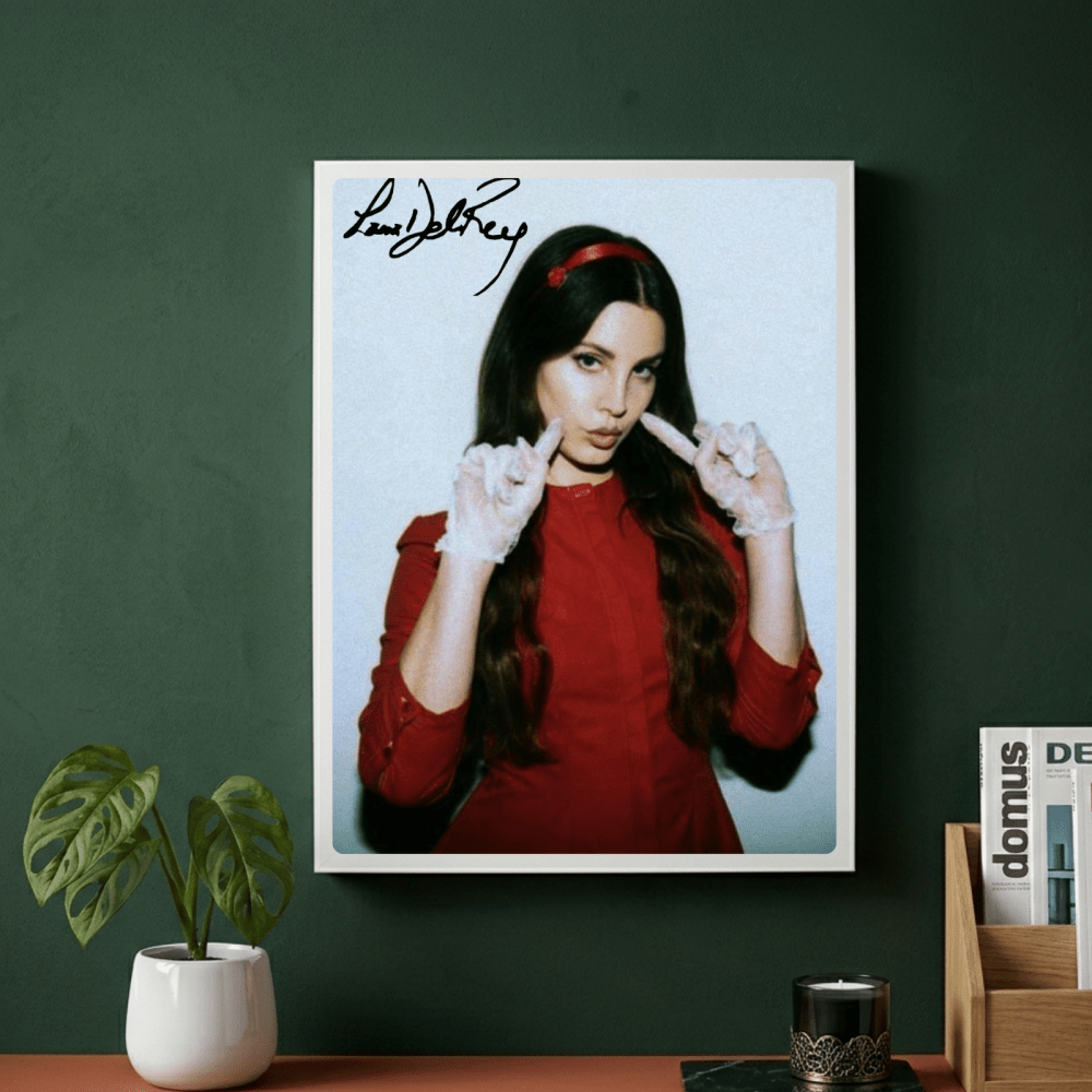 Lana Del Rey - Lust For Life Poster with Frame - Vibes DistrictLana Del Rey - Lust For Life Poster with Frame poster GoldVibes District
