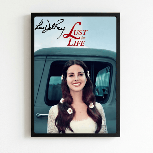 Lana Del Rey - Lust For Life Poster with Frame - Vibes DistrictLana Del Rey - Lust For Life Poster with Frame poster NeroVibes District