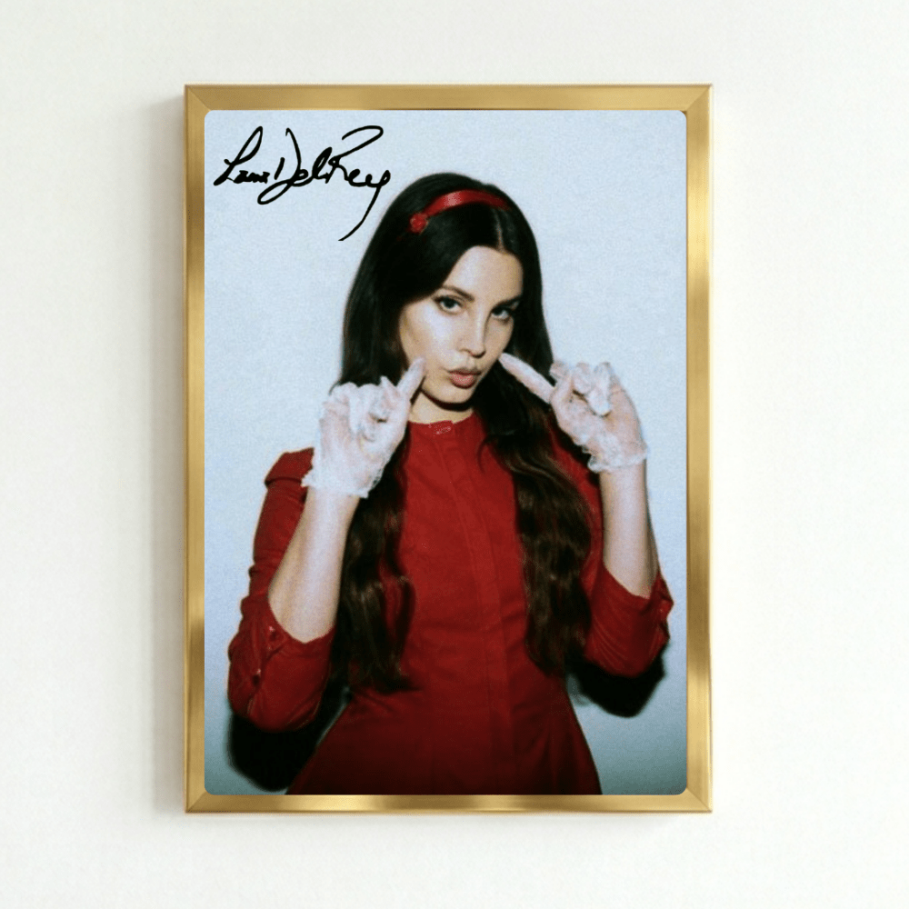Lana Del Rey - Lust For Life Poster with Frame - Vibes DistrictLana Del Rey - Lust For Life Poster with Frame poster GoldVibes District
