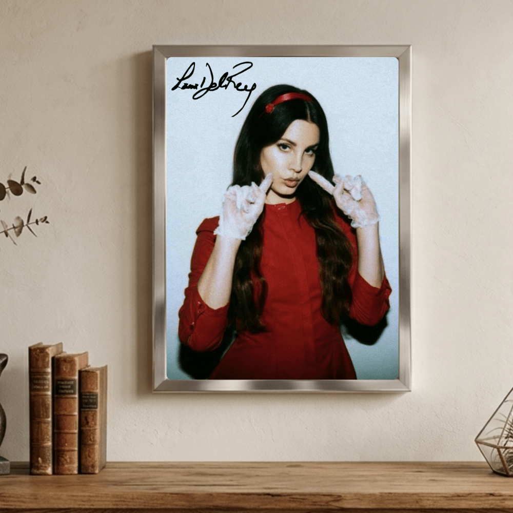 Lana Del Rey - Lust For Life Poster with Frame - Vibes DistrictLana Del Rey - Lust For Life Poster with Frame poster GoldVibes District