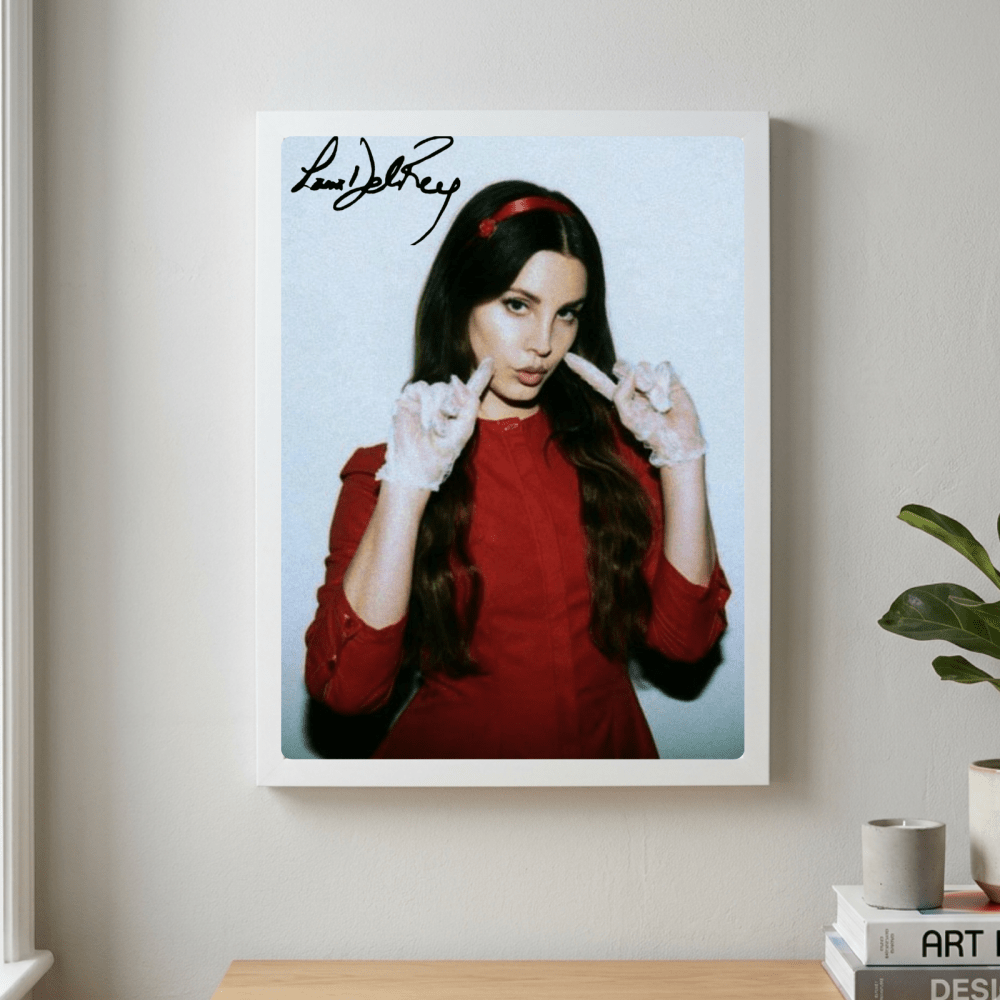 Lana Del Rey - Lust For Life Poster with Frame - Vibes DistrictLana Del Rey - Lust For Life Poster with Frame poster GoldVibes District