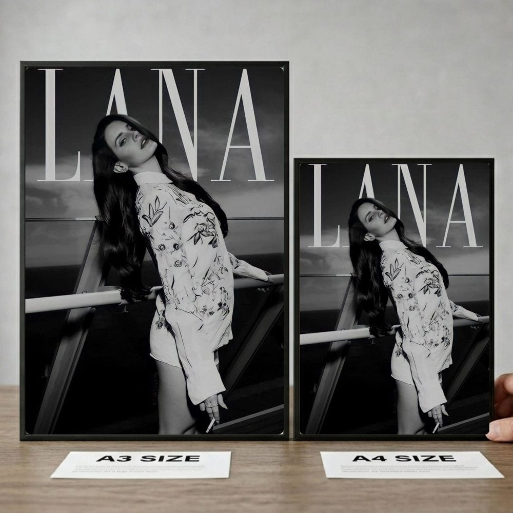 Lana Del Rey Poster with Frame - Vibes DistrictLana Del Rey Poster with Frame poster BiancoVibes District