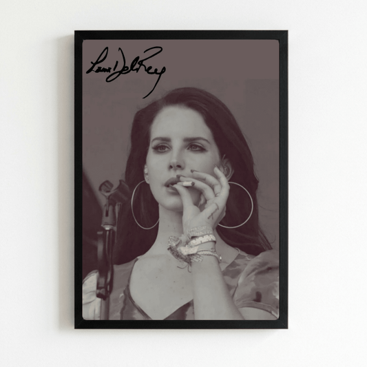 Lana Del Rey Poster with Frame - Vibes DistrictLana Del Rey Poster with Frame poster NeroVibes District