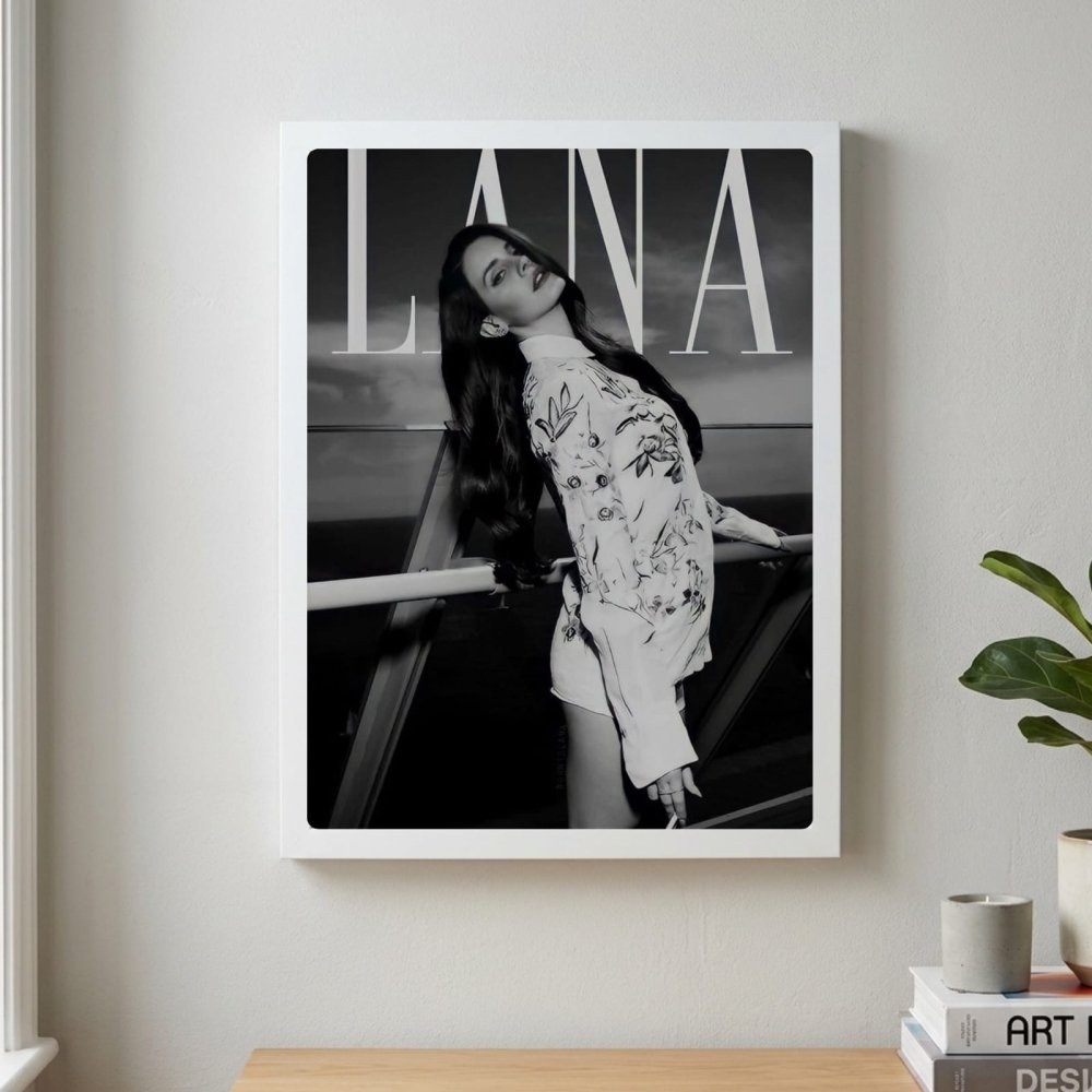 Lana Del Rey Poster with Frame - Vibes DistrictLana Del Rey Poster with Frame poster BiancoVibes District