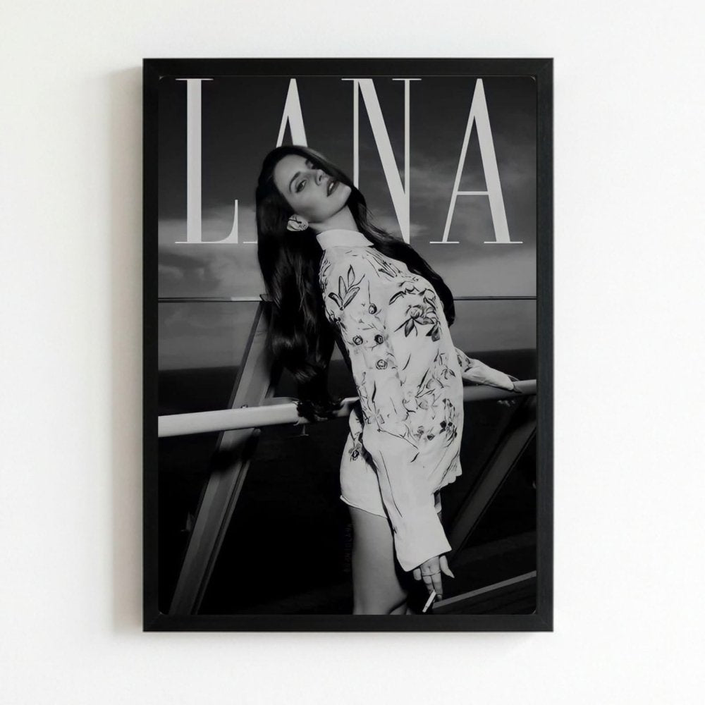 Lana Del Rey Poster with Frame - Vibes DistrictLana Del Rey Poster with Frame poster NeroVibes District