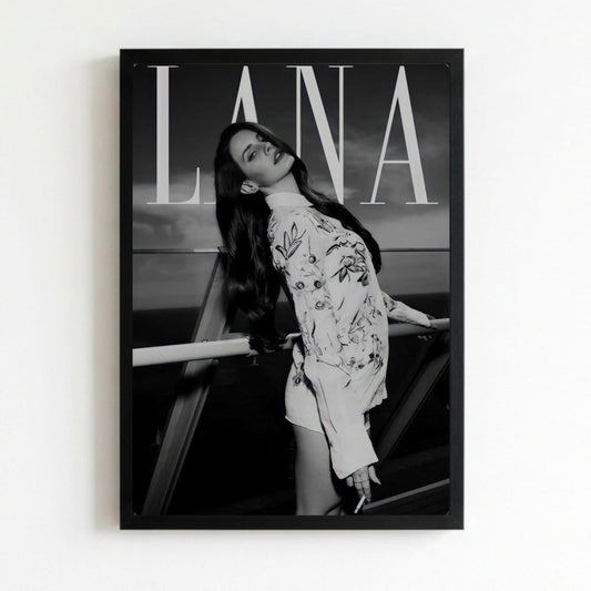Lana Del Rey Poster with Frame - Vibes DistrictLana Del Rey Poster with Frame poster NeroVibes District