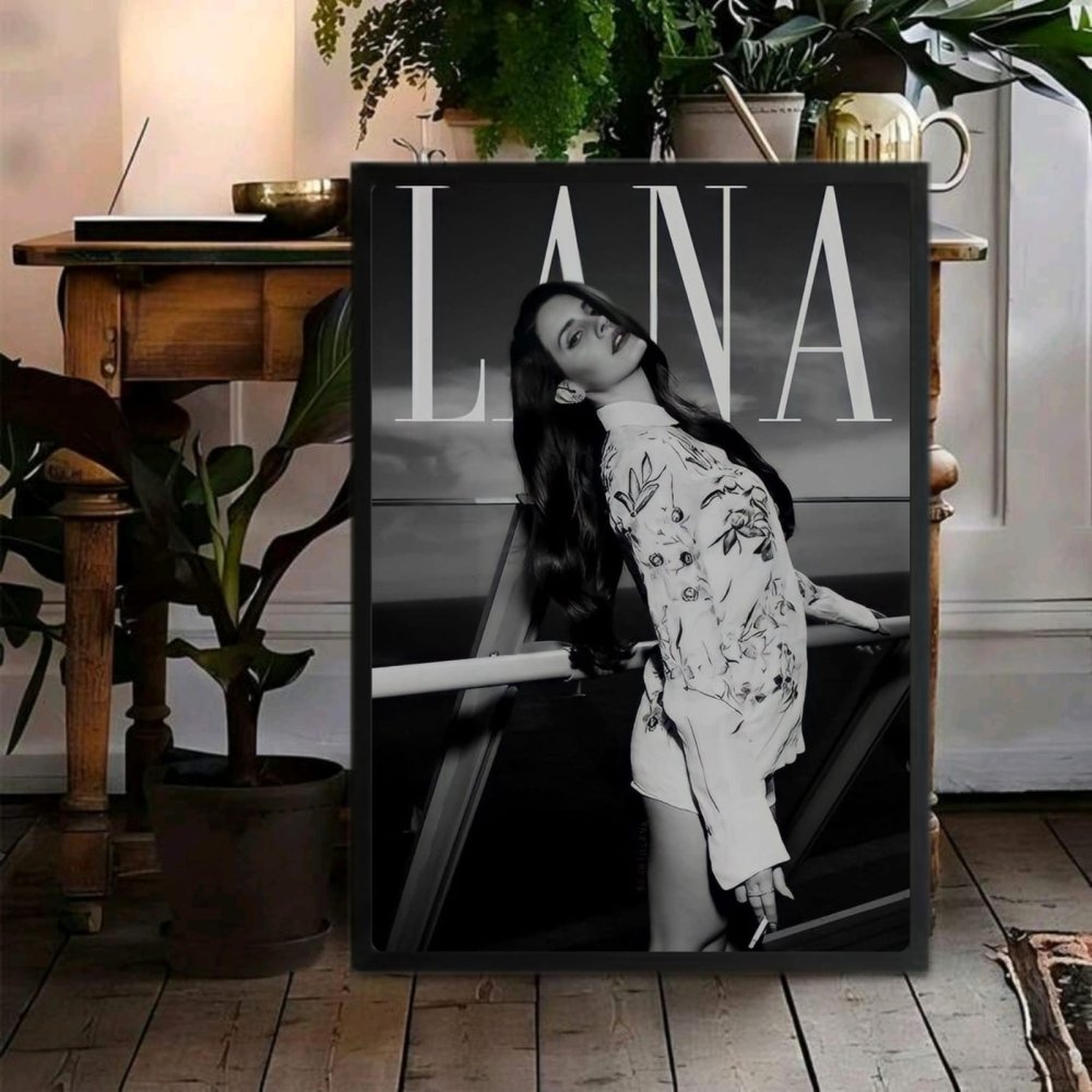 Lana Del Rey Poster with Frame - Vibes DistrictLana Del Rey Poster with Frame poster BiancoVibes District