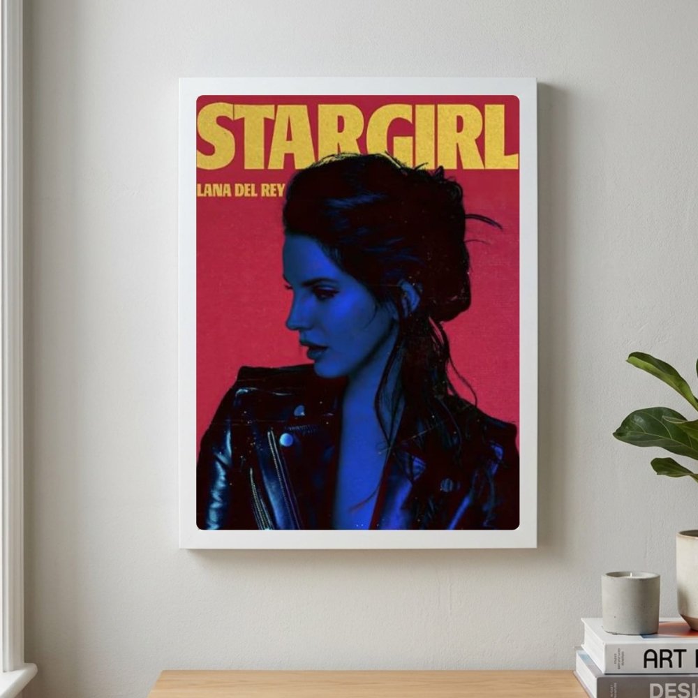 Lana Del Rey - Starboy Poster with Frame - Vibes DistrictLana Del Rey - Starboy Poster with Frame poster BiancoVibes District