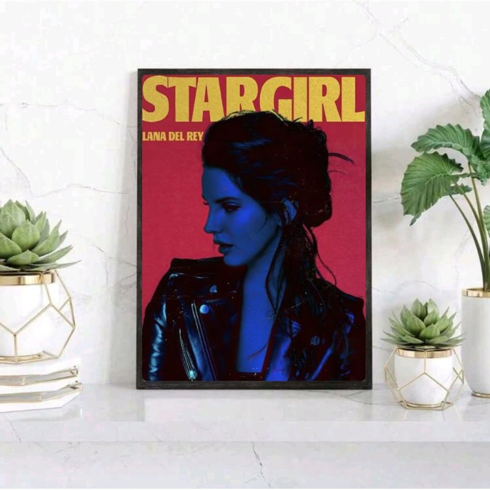 Lana Del Rey - Starboy Poster with Frame - Vibes DistrictLana Del Rey - Starboy Poster with Frame poster BiancoVibes District
