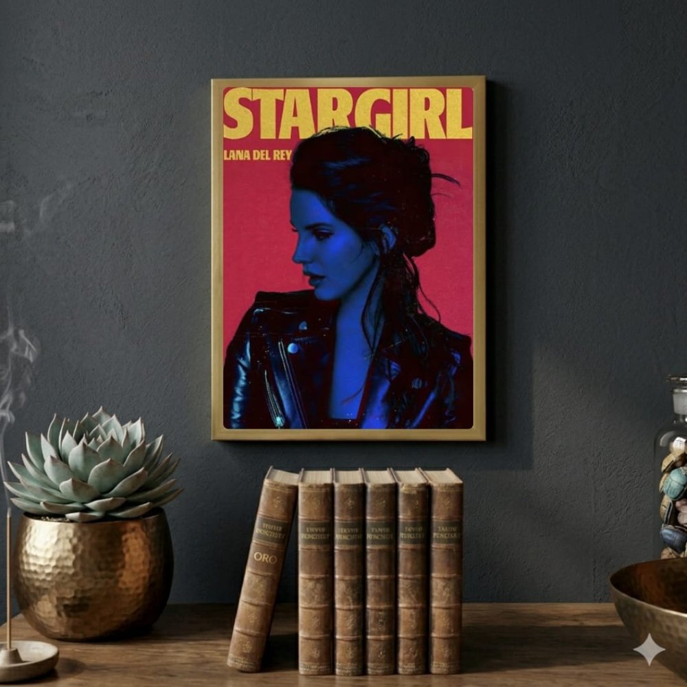 Lana Del Rey - Starboy Poster with Frame - Vibes DistrictLana Del Rey - Starboy Poster with Frame poster BiancoVibes District
