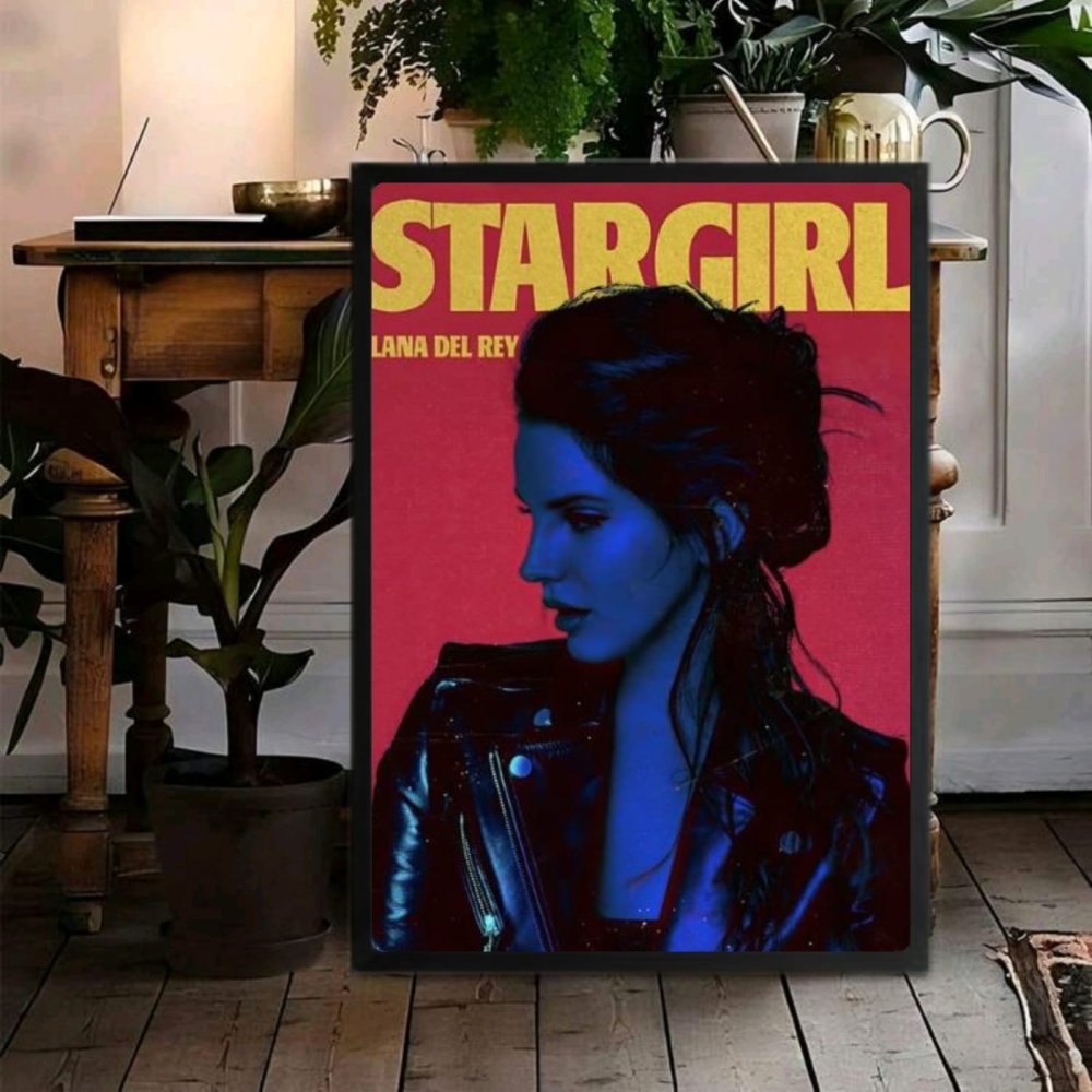 Lana Del Rey - Starboy Poster with Frame - Vibes DistrictLana Del Rey - Starboy Poster with Frame poster BiancoVibes District