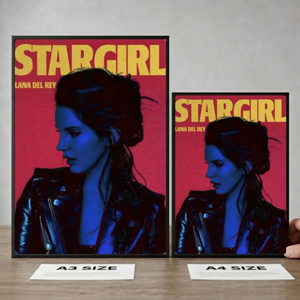 Lana Del Rey - Starboy Poster with Frame - Vibes DistrictLana Del Rey - Starboy Poster with Frame poster BiancoVibes District