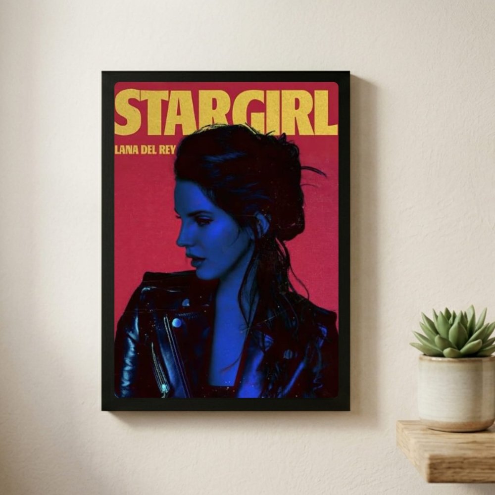 Lana Del Rey - Starboy Poster with Frame - Vibes DistrictLana Del Rey - Starboy Poster with Frame poster BiancoVibes District
