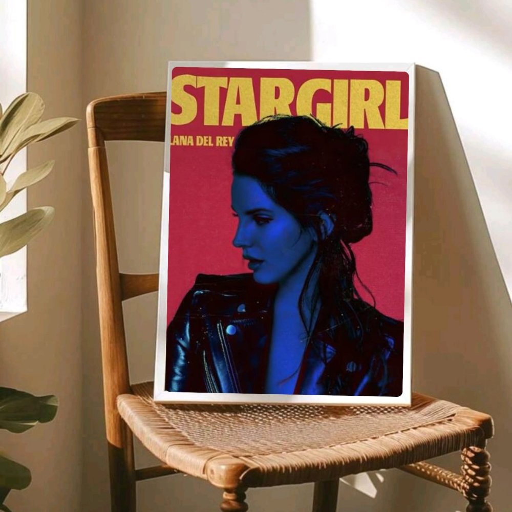 Lana Del Rey - Starboy Poster with Frame - Vibes DistrictLana Del Rey - Starboy Poster with Frame poster BiancoVibes District
